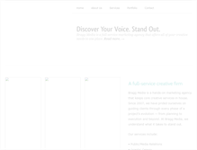 Tablet Screenshot of braggmedia.com